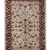 Rivayat – Hand Tufted Wool Rug in Beige/Wine