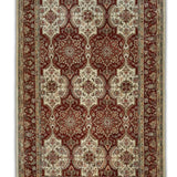 Rang-e-Gulzar – Hand Tufted Wool Rug in Red/Ivory