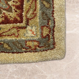 Rang-e-Gulzar – Hand Tufted Wool Rug in Red/Ivory