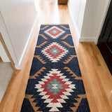 Arrowfield – Hand Woven Jute Rug in Black/Red