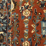 Zareh – Hand Tufted Wool Rug in Rust/Black