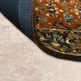 Zareh – Hand Tufted Wool Rug in Rust/Black