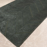 Atelier Cherom  – Hand Tufted Wool Rug in Olive Green