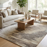 Sand Veil Cherom – Hand Tufted Wool Rug in Beige/Brown