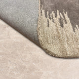 Sand Veil Cherom – Hand Tufted Wool Rug in Beige/Brown