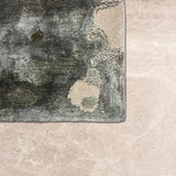 Emerald Cherom  – Hand Tufted Wool Rug in Emerald Green/Ivory