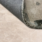 Emerald Cherom  – Hand Tufted Wool Rug in Emerald Green/Ivory