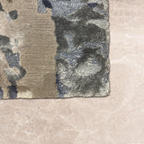 Sapphire Cherom – Hand Tufted Wool Rug in Sapphire Blue/Beige