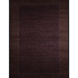 Zarrukh – Hand Knotted Wool Rug in Black/Rust