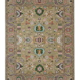 Verdanaar – Hand Knotted Wool Rug in Lime Green