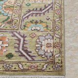 Verdanaar – Hand Knotted Wool Rug in Lime Green