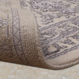 Safirya – Hand Knotted Wool Rug in Cream/Light Grey
