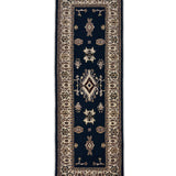Naqshar – Hand Tufted Wool Rug in Navy Blue
