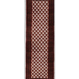Qandahar – Hand Knotted Wool Rug in Cream/Rust Brown