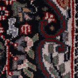 Mehrangul – Hand Knotted Wool Rug in Navy Blue/Maroon