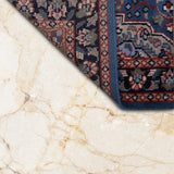 Lajvard – Hand Knotted Wool Rug in Indigo Blue/Navy Blue