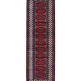 Qizilgul – Hand Knotted Wool Rug in Red/Cream