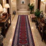 Qizilgul – Hand Knotted Wool Rug in Red/Cream