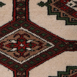 Aqsu – Hand Knotted Wool Rug in Cream/Brown