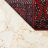 Barguzin – Hand Knotted Wool Rug in Red/Mushroom Brown