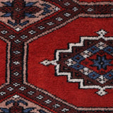Barguzin – Hand Knotted Wool Rug in Red/Mushroom Brown