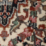 Golzarin – Hand Knotted Wool Rug in Ivory/Navy Blue