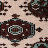 Marguzhar – Hand Knotted Wool Rug in Ivory/Maroon