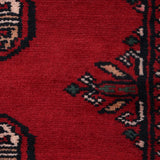 Rukhsar – Hand Knotted Wool Rug in Ribbon Red/Brown