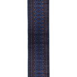 Shabrang – Hand Knotted Wool Rug in Cobalt Blue/Mushroom Brown