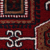 Sarbaz – Hand Knotted Wool Rug in Red/Navy Blue