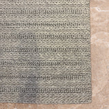 Reva Weave – Hand Woven Wool Rug in Grey