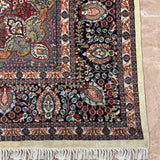 Zahra Mahal – Hand Knotted Wool Rug in Ivory/Brown