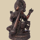 Veena Vadini  – Sculpture in Brass