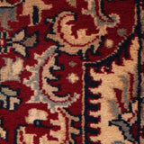 Bahareh – Hand Knotted Wool Rug in Red/Navy Blue