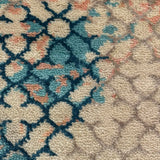 Aquarelle – Hand Knotted Wool Rug in Turquoise Blue/Beige
