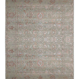 Gulrukh – Hand Knotted Wool Rug in Sage Green