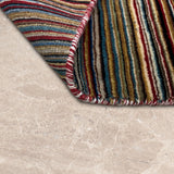 Leheran – Hand Knotted Wool Rug in Maroon/Cream
