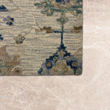 Whispering Vine – Hand Tufted Wool Rug in Beige/Mushroom
