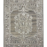 Ashen Mehrab – Hand Tufted Wool Rug in Beige/Grey
