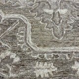Ashen Mehrab – Hand Tufted Wool Rug in Beige/Grey