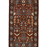 Gulistan Riwaaz – Hand Knotted Wool Rug in Rust/Ivory