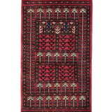 Gulzar Bagh – Hand Knotted Wool Rug in Pink/Ivory