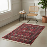Gulzar Bagh – Hand Knotted Wool Rug in Pink/Ivory