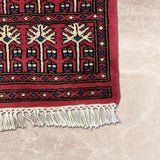 Gulzar Bagh – Hand Knotted Wool Rug in Pink/Ivory