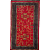 Sahand – Hand Knotted Wool Rug in Red/Brown