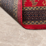 Sahand – Hand Knotted Wool Rug in Red/Brown