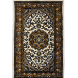 Nishapur – Hand Knotted Wool Rug in Brown/Cream