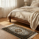 Nishapur – Hand Knotted Wool Rug in Brown/Cream