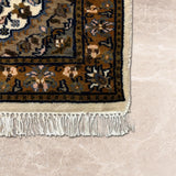 Nishapur – Hand Knotted Wool Rug in Brown/Cream