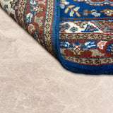 Azargul – Hand Knotted Wool Rug in Royal Blue/Red
